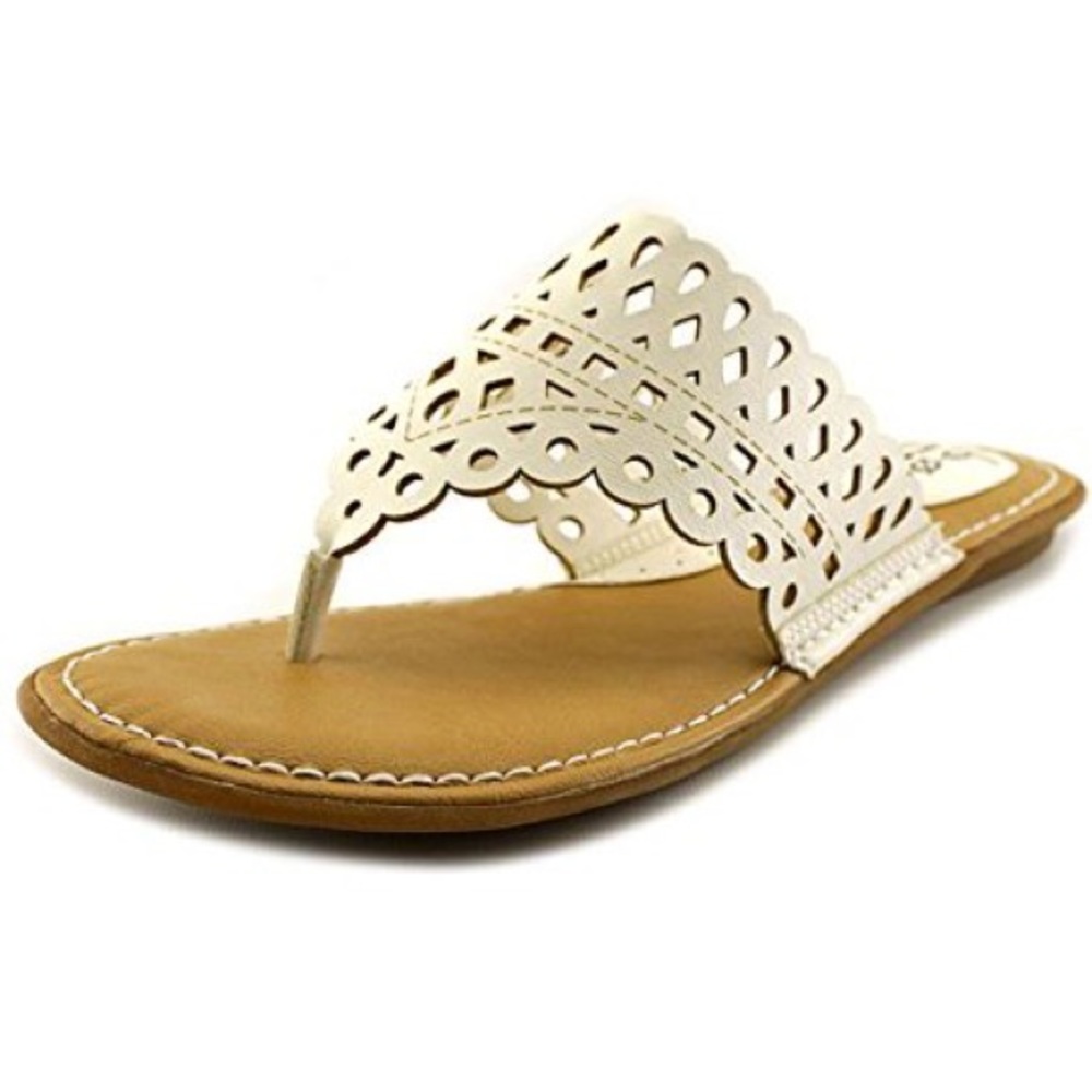 B.O.C White Tribal Sandals